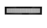 Krbová mriežka ventilačná MAXI, čierna, 600x100mm KARL