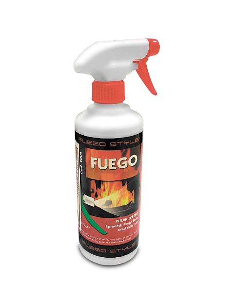 Čistič skla FUEGO, objem 0,5l, odstraňovač sadzí a mastnoty