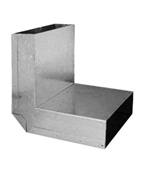 Kanál koleno stena-strop 150x50/90, pozink