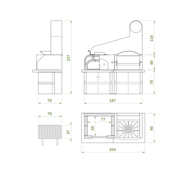 PALAZZETTI Maxime Oven