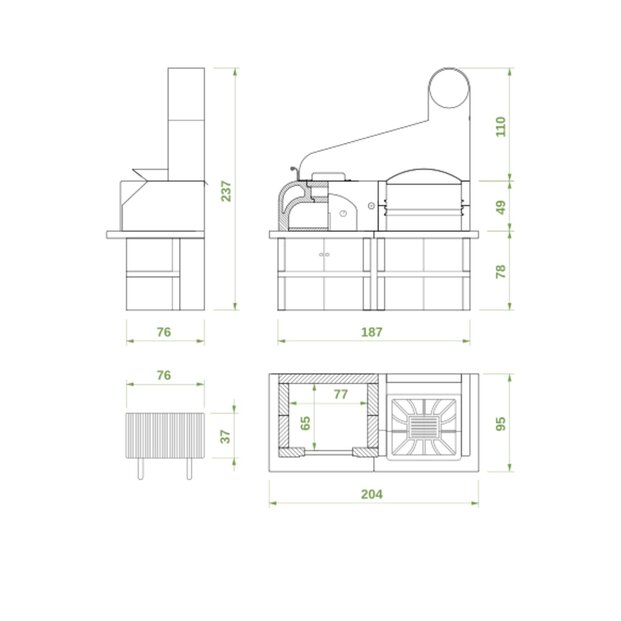 PALAZZETTI Maxime Oven