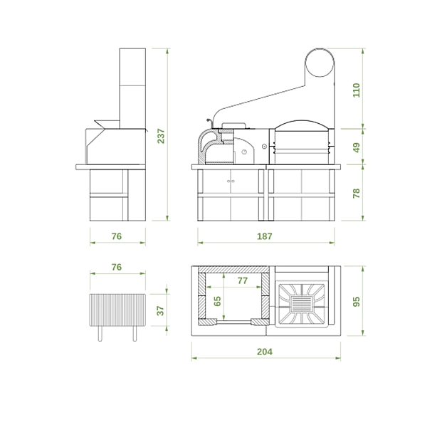 PALAZZETTI Maxime Oven PALAZZETTI Maxime Oven