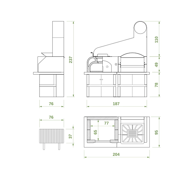 PALAZZETTI Maxime Oven PALAZZETTI Maxime Oven