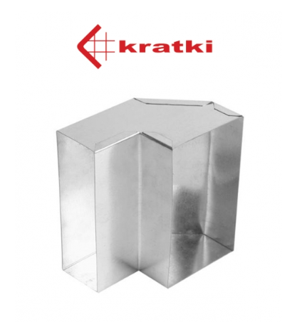 Prechod kanál mriežka, 15x5/17x17, pozink
