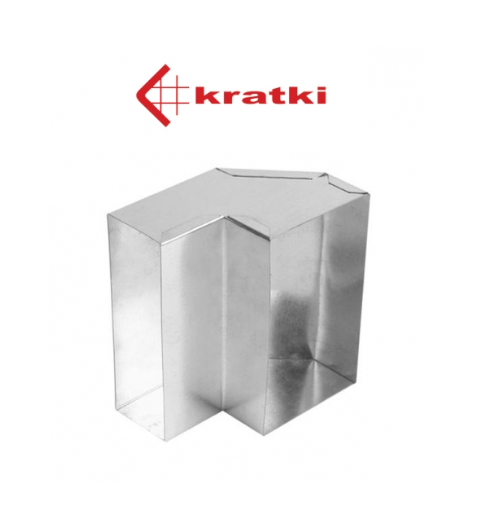 Prechod kanál mriežka, 15x5/17x17, pozink