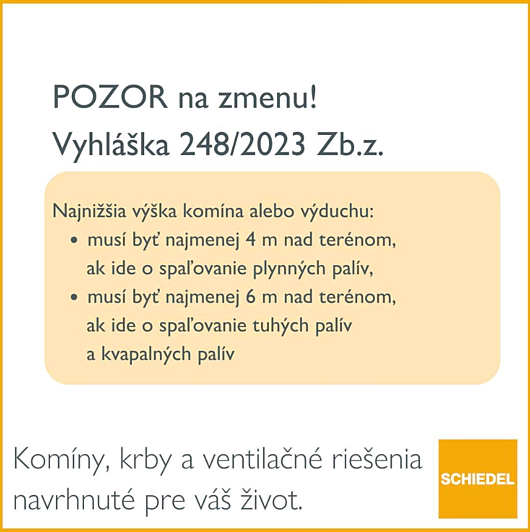 UPOZORNENIE na zmenu v legislatíve!